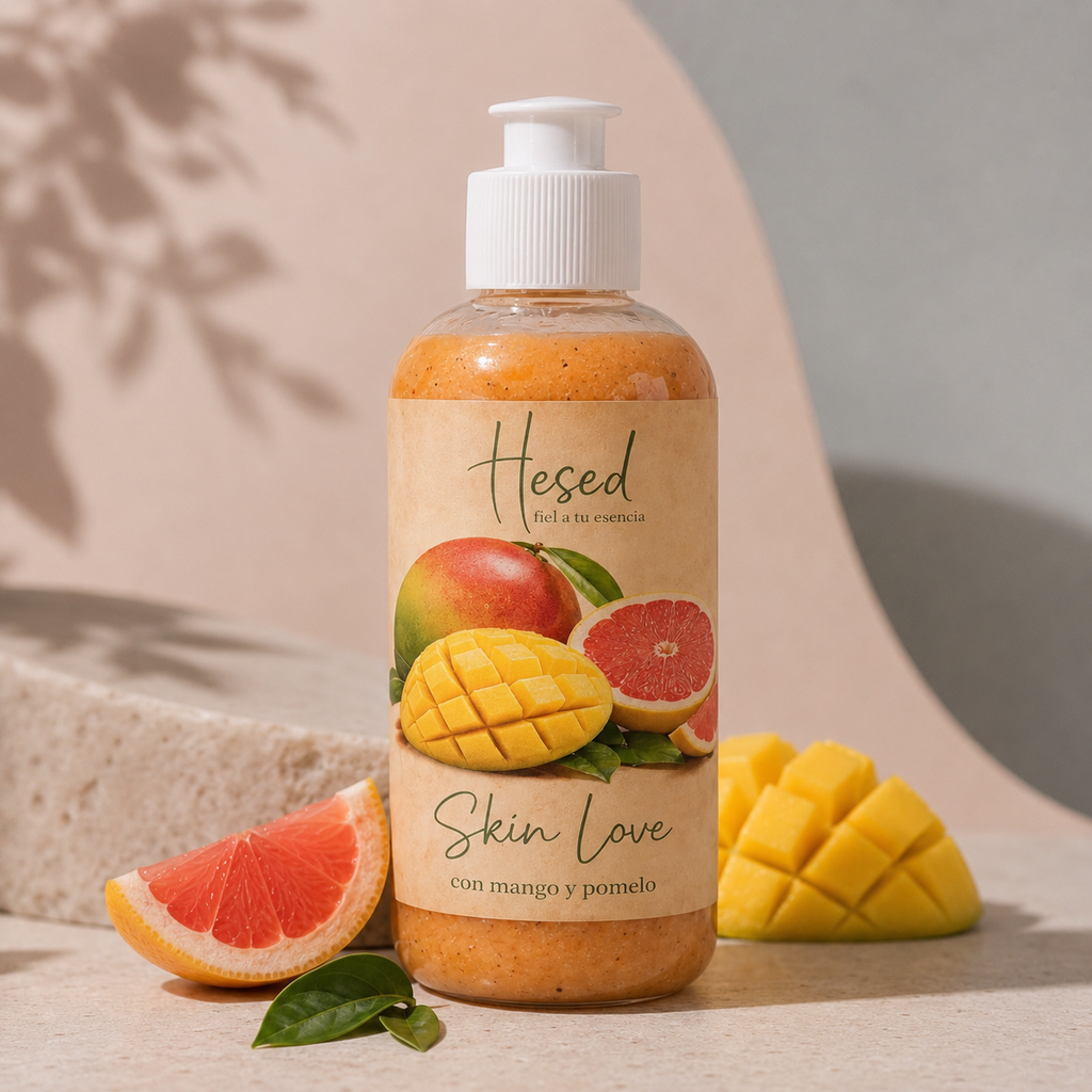 Exfoliante mango y pomelo Hesed