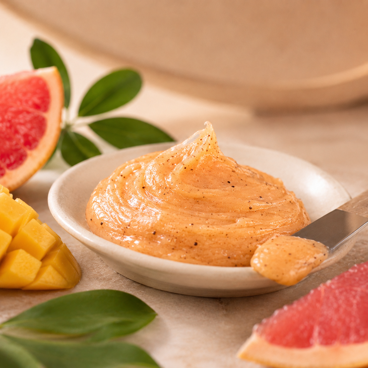 Exfoliante mango y pomelo Hesed